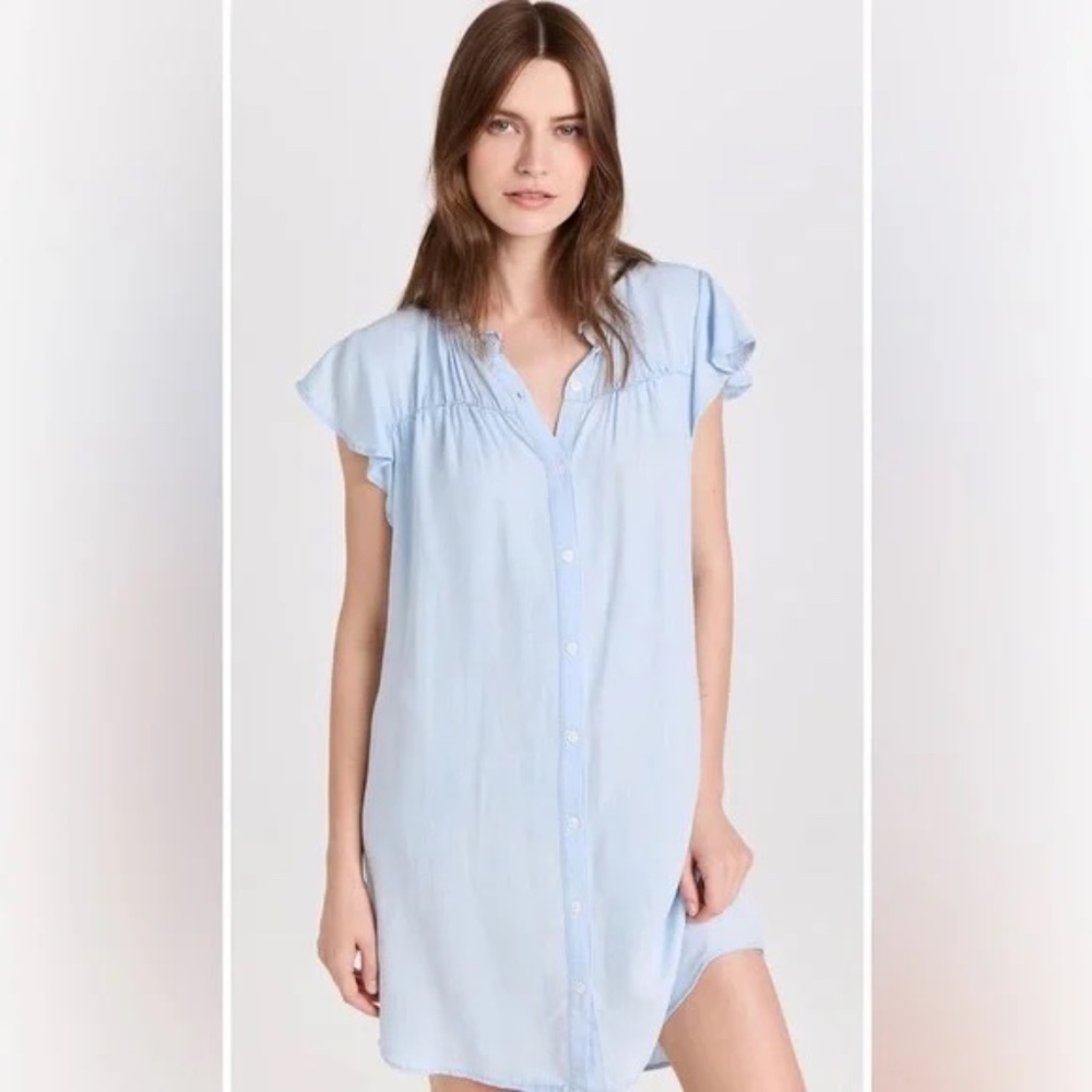 Rails Light Blue Kat Button-Up Women's Dress Size M NWT